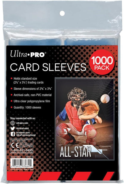 Ultra Pro - 1000 soft sleeves for trading cards (1000 count retail pack