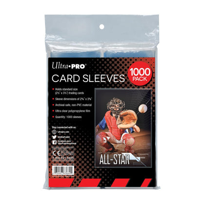 Ultra Pro - 1000 soft sleeves for trading cards (1000 count retail pack