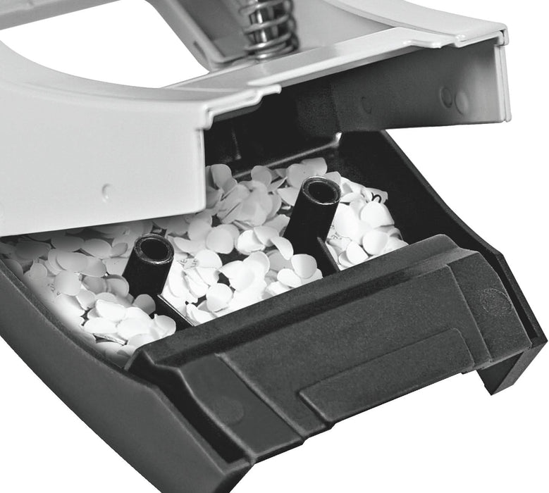 Leitz Hole Punch, 30 Sheets, Guide Bar with Format Markings, Metal, WOW Range, 50081016