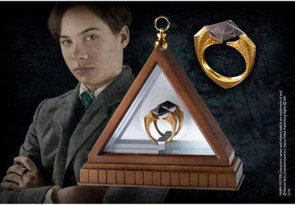 The Horcrux Ring - Harry Potter Metal Ring Replica with Collector's Display Case - Officially Licensed