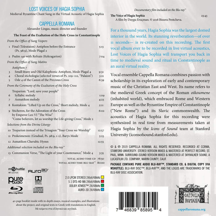 Lost Voices of Hagia Sophia Pure Audio w/ Documentary Film