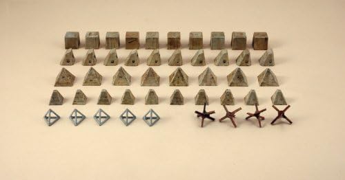 Italeri 510006147 – 1:72 Tank Repellent Obstacles
