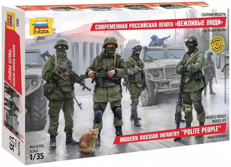 Zvezda 500783665 – 1: 35 Modern Russian Infantry,Green