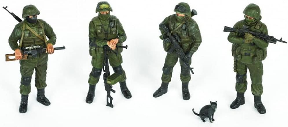 Zvezda 500783665 – 1: 35 Modern Russian Infantry,Green