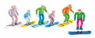 Jaegerndorfer jaegerndorferjc54300 stehend Figuren mit Head Snowboards (6-teilig