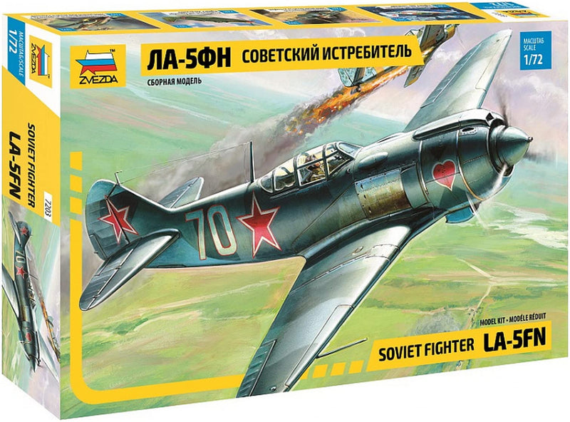 Zvezda - Z7203 - Model Aeroplane - Lavochkin LA5-1:72 Scale