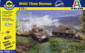 Italeri 510007518 1: 72 – Sherman M4 A3 75 mm (Pack of 2)