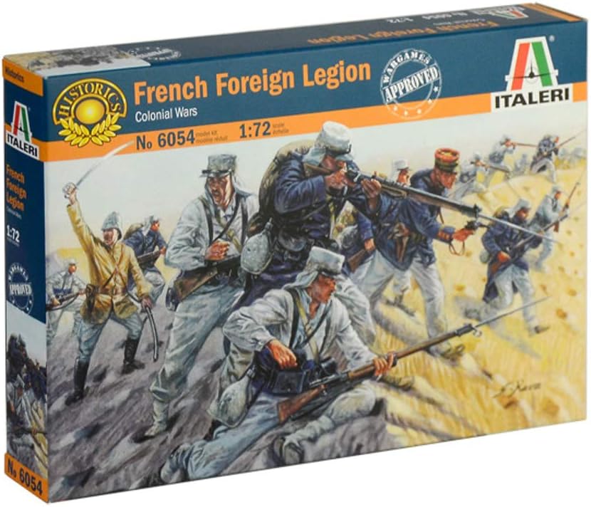 Italeri 6054 French Foreign Legion Colonial Wars Plastic Soldiers 1:72 Scale