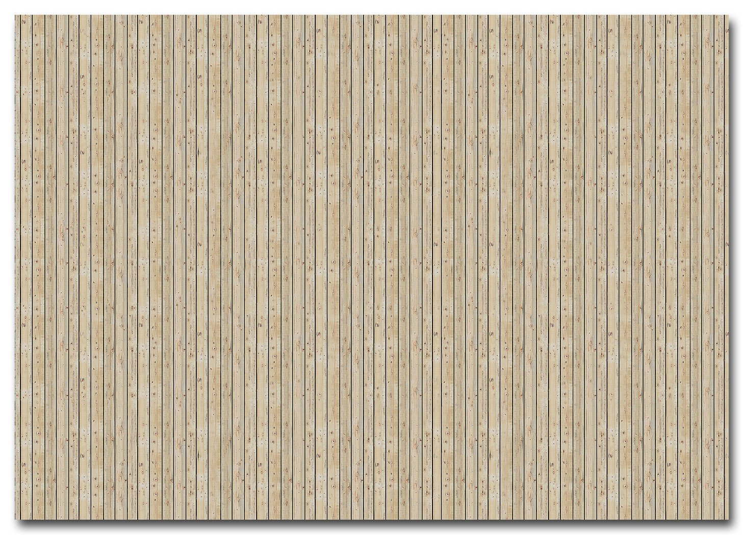 Busch - Dekopl. Holzbretter Hell H0 (Bu7419