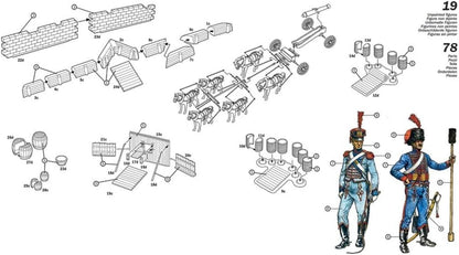 Model Kit - French Artillery Set 1/72 - Italeri - BX-A4-6-T48