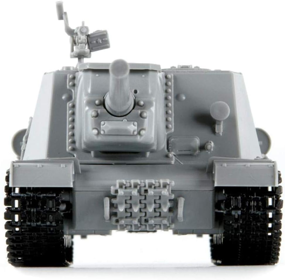 Zvezda 500785054 Sowjetischer Jagdpanzer ISU-122 500785054-1:72 Sov.Self Propelled Gun WWII-Plastic Model Assembly-Kit-for Beginners-Detailed, Olive