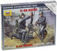 Zvezda - z6111 - Model Making - Mortar German and Servants - Scale 1: 72.