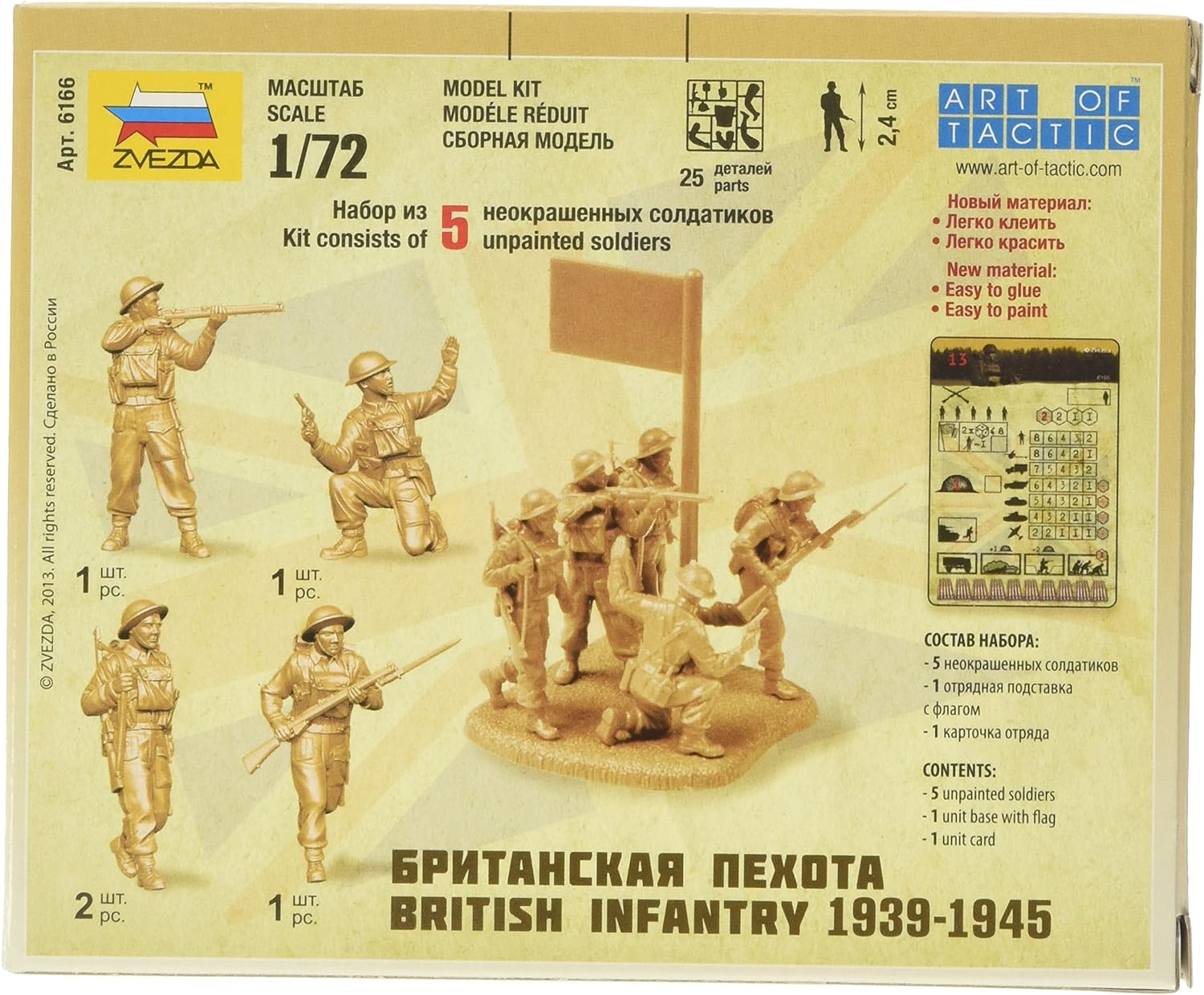 Zvezda – Z6166 – British Infantry 1939 – 42