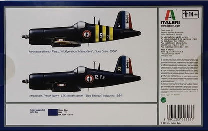 Italeri 1313 F4u-7 Corsair (French Navy) 1:72 Plastic Kit