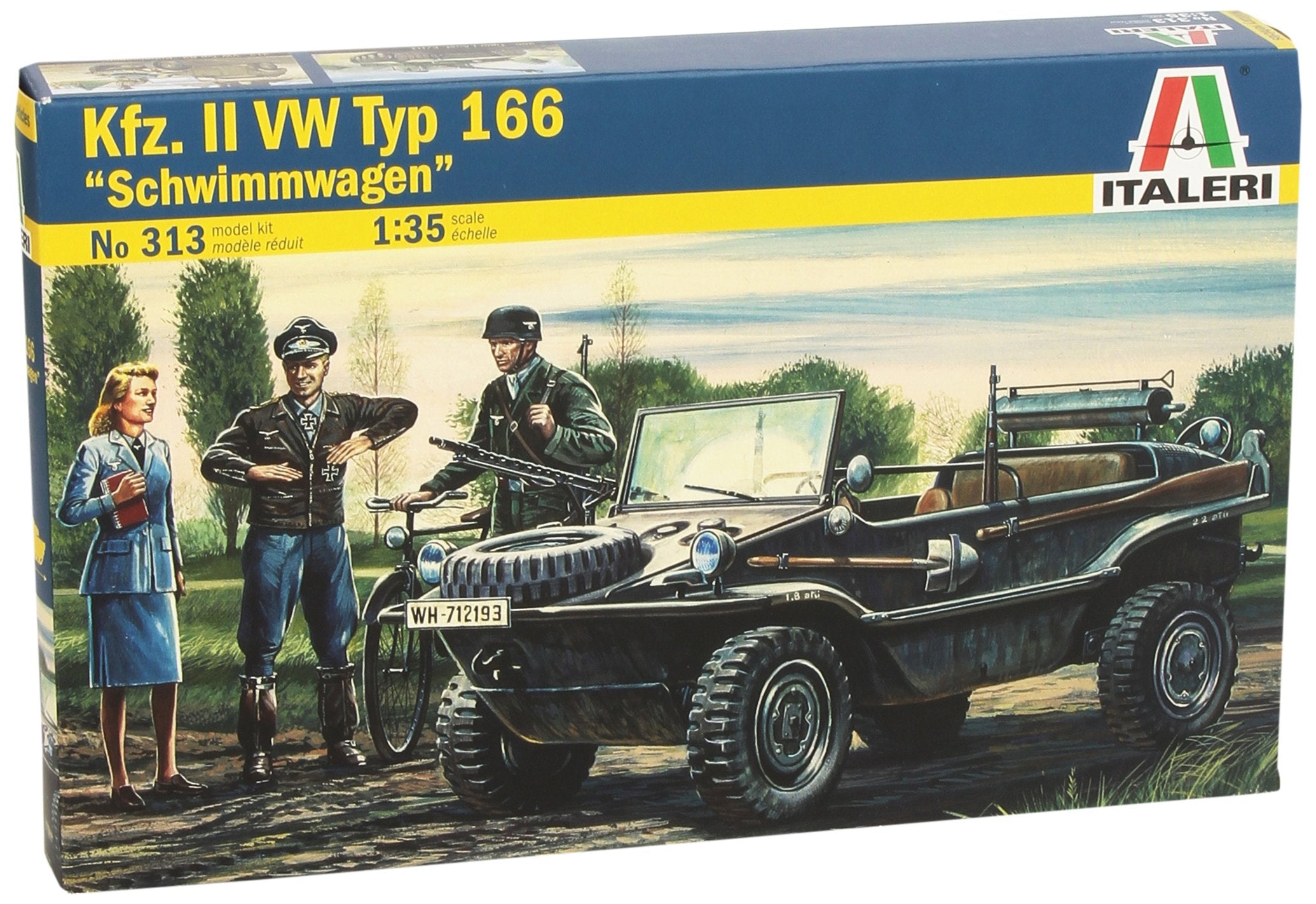 Italeri 8001283803137 313 VW Swimming Trolley Type 166