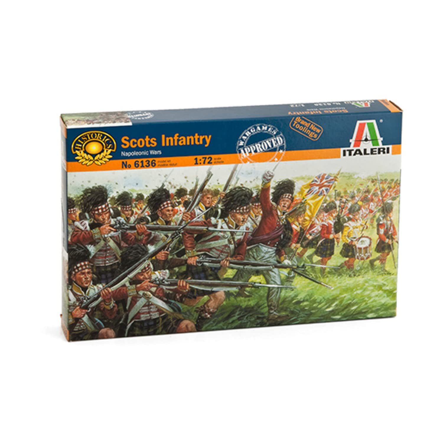 Italeri 510006136-1:72 Figure Set, Scottish Infantry