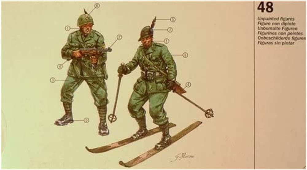 The Hobby Company Italeri 6059S Italian mountain troops Alpini – 2nd World War