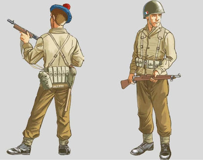 Italeri 510006189 – 1:72 French Infantry (WW II), model building, kit, standing model building, crafts, hobbies, gluing, plastic kit