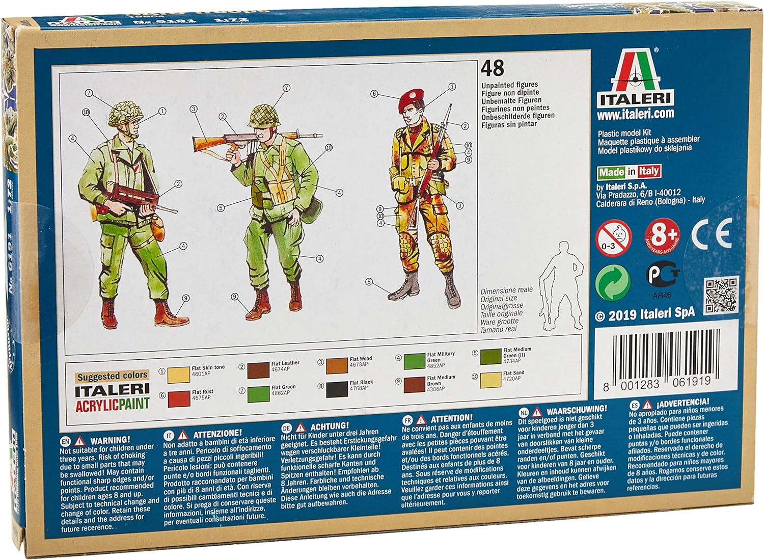 Italeri ITA6191 Model kit, Unvarnished