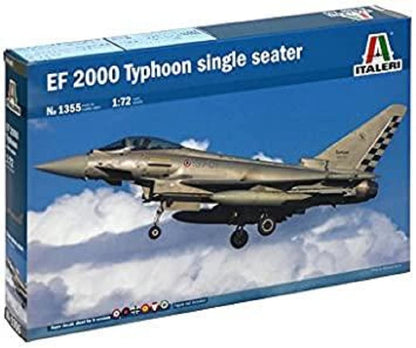 Italeri 510001355 1: 72 – EF-2000 Typhoon Combat Aircraft Single Seater