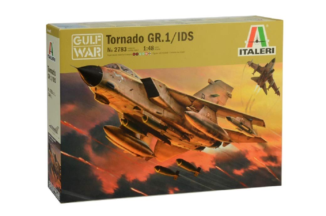 Italeri 2783S-Maqueta de Coche Tornado GR.1/IDs Gulf War (Escala 1:48), Color Plateado (2783S