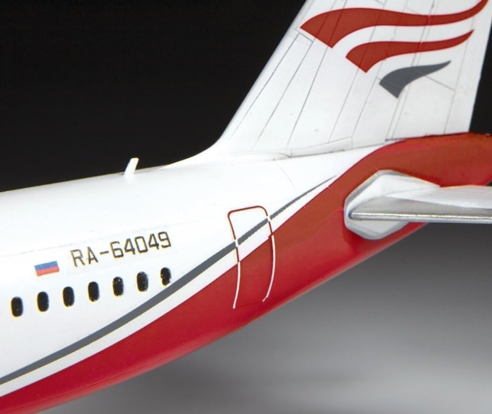 Zvezda 7023 500787023-1:144 Tupolev TU-204 100 - Maqueta de construcción (construcción de Modelos, construcción de Modelos, aficiones, Manualidades, Kit de Montaje de plástico, sin lacar