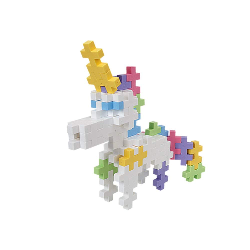 PLUS PLUS Building Blocks Toy – 100 pcs Kids Construction Toys, Creative Learning Resources and STEM Play for Home and Travel - Girls and Boys Toys Age 5 Plus - Pastel 100 Pieces