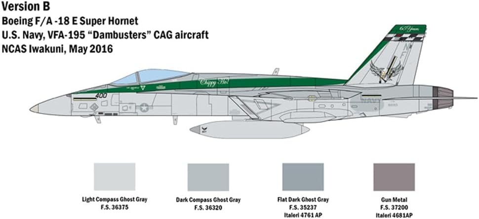 Italeri 510002791 1:48 F/A-18E Super Hornet Building, Stand Model Making, Crafts, Hobby, Gluing, Plastic Construction Kit, True to Detail, Unvarnished
