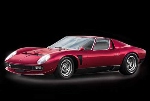 Italeri 3649 Model Plastic to Assemble Car Lamborghini Miura Jota Svj- Model Kit Scale 1:24