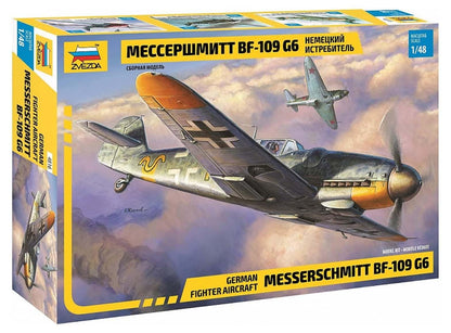Zvezda 500784816 Bf-109 G6 Model KIT