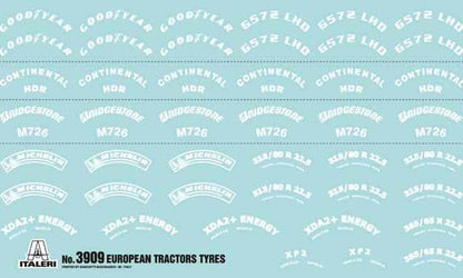 Italeri 510003909 – 1: 24 Neumáticos, Llantas Juego de Euro (7 + 7