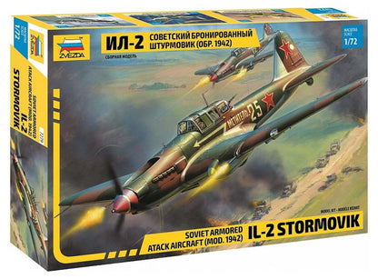 Zvezda 500787279 500787279-1:72 Ilyushin IL-2 "Stormovik model model model kit for beginners detailed, camouflage