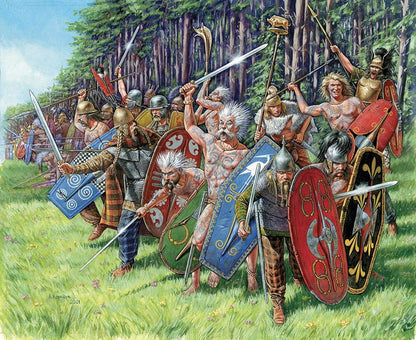 Zvezda 500788012 Plastic model making 500788012-1:72 Gallic Infantry (WA) Construction Kit-Assembly-for Beginners-Detailed, Multicoloured