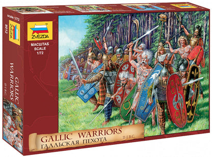 Zvezda 500788012 Plastic model making 500788012-1:72 Gallic Infantry (WA) Construction Kit-Assembly-for Beginners-Detailed, Multicoloured