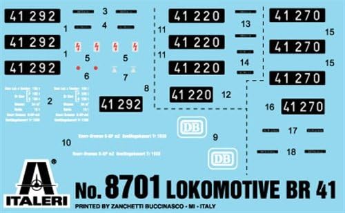 Italeri 510008701 model locomotive BR41, scale 1: 87