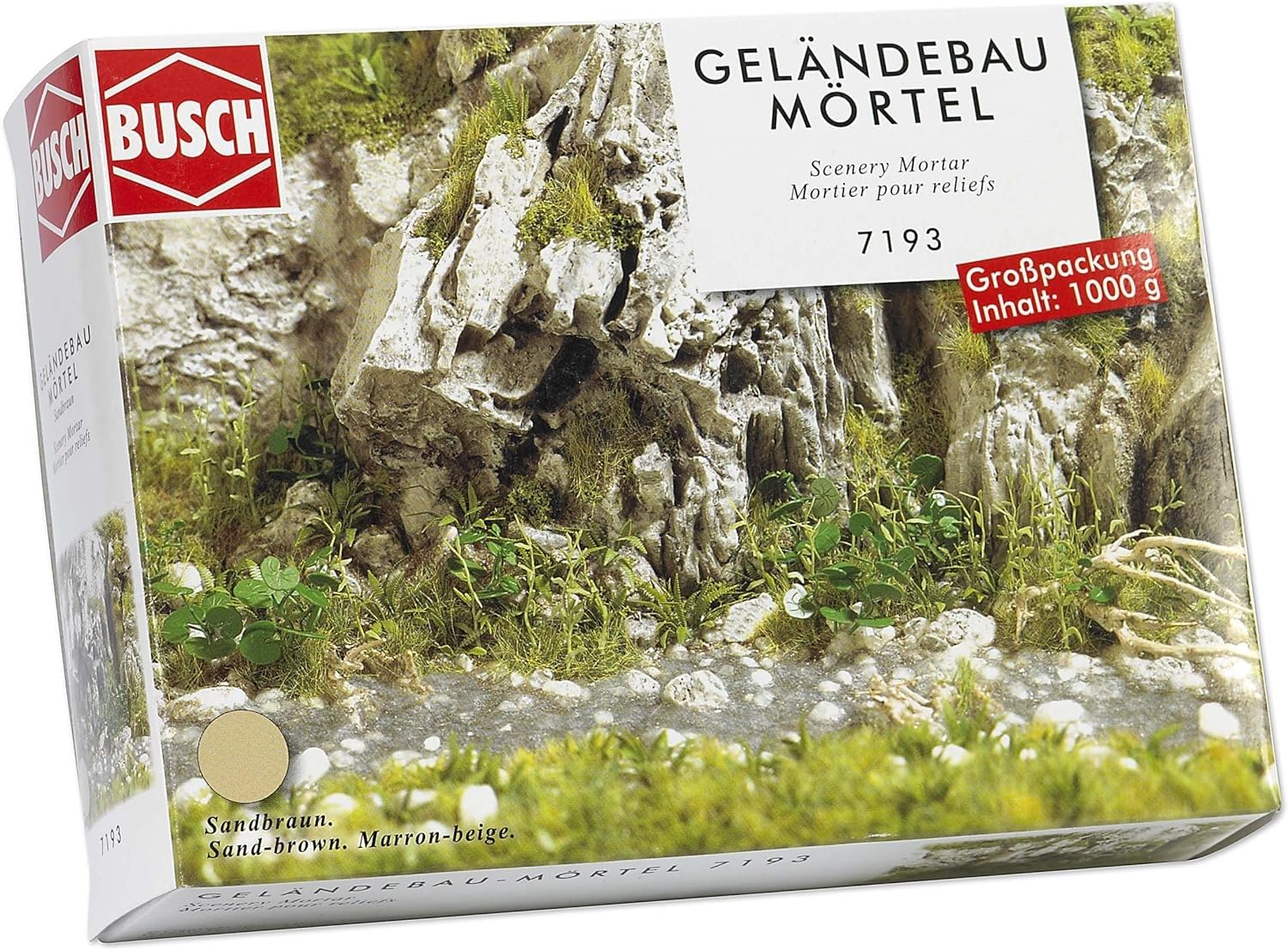 Busch - Mörtel,beige Großpack. (Bu7193