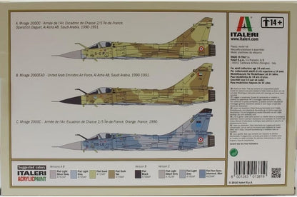Italeri 1381 – Mirage 2000 °C 1: 72 Vehicles