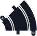 Scalextric Radius 1 Curve 45° x 2
