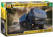 Zvezda 3697 500783697-1 Kamaz 500783697 – 1:35 5350 Mustang – Plastic Construction Model Assembly Kit – for Beginners – Detailed, Unvarnished