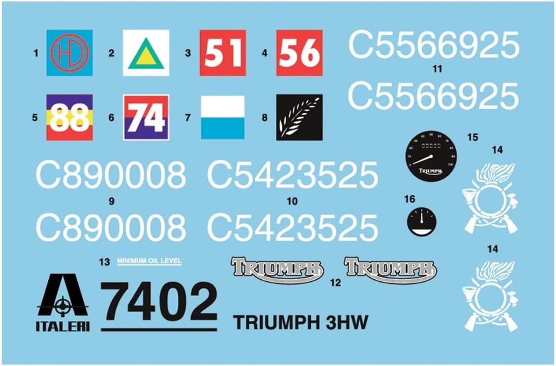 Carson 510007402 – 1: 9 Triumph Motorcycle
