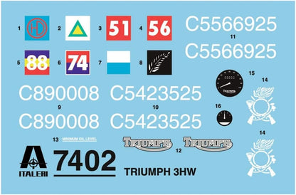 Carson 510007402 – 1: 9 Triumph Motorcycle