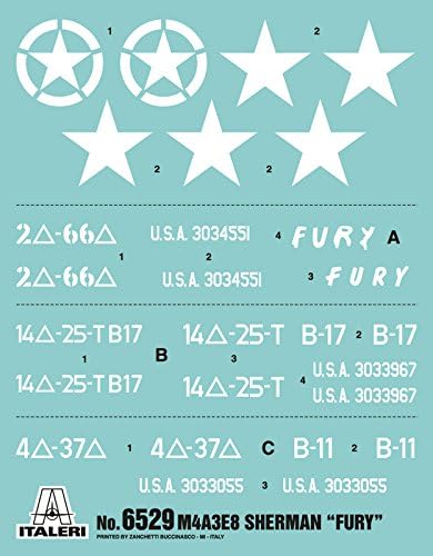 Carson 6529 - M4A3E8 SHERMAN - FURY