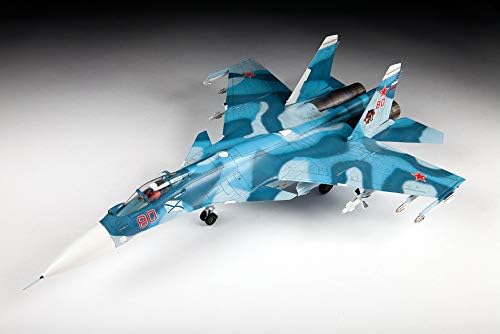 Zvezda 500787297 Sukkoi SU-33 Russian Naval Fighter plástico-Maqueta de construcción Kit de Montaje-para Principiantes-detallado, Color Azul Claro, Large (7297