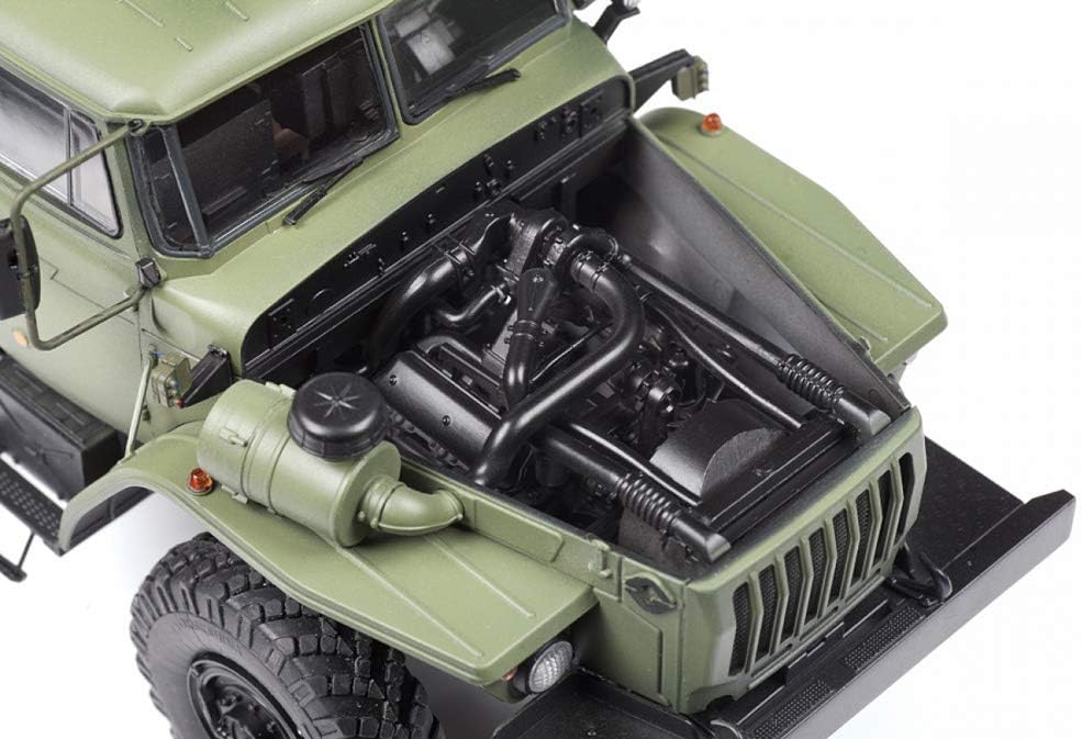 Zvezda 500783655 500783655-1:35 BM-21 Degree Rocket Launcher-Plastic Construction Model Kit-Assembly-for Beginners-Detailed, Olive