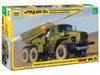 Zvezda 500783655 500783655-1:35 BM-21 Degree Rocket Launcher-Plastic Construction Model Kit-Assembly-for Beginners-Detailed, Olive