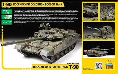 Zvezda 500783573 – 1:35 Model Russian Battle Tank T-90