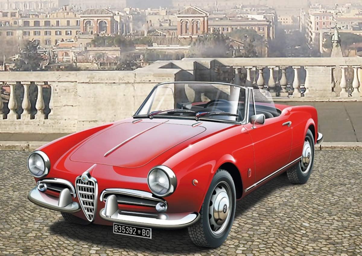 Italeri IT3653 Alfa Romeo Model to Assemble, Multi-Coloured