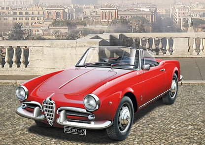 Italeri IT3653 Alfa Romeo Model to Assemble, Multi-Coloured