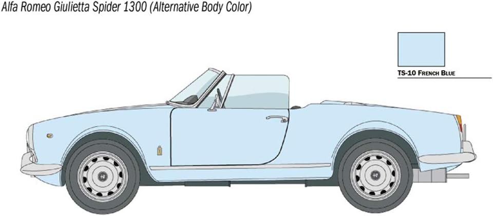 Italeri IT3653 Alfa Romeo Model to Assemble, Multi-Coloured