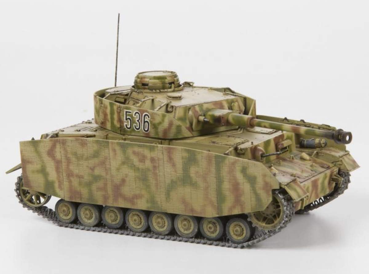 Zvezda 3620 500783620 1:35 Tank IV H (SD.Kfz 161/2), Standing Model Building, Hobby Crafts, Plastic Construction Kit, Unvarnished